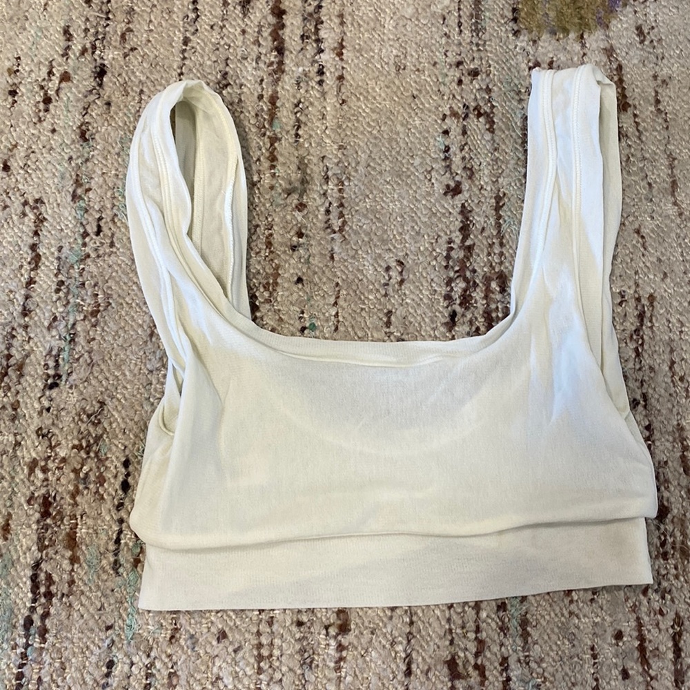 SKIMS summer mesh scoop bra bone s